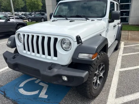 White 2019 Jeep Wrangler Unlimited Sport S for sale in Marietta, GA