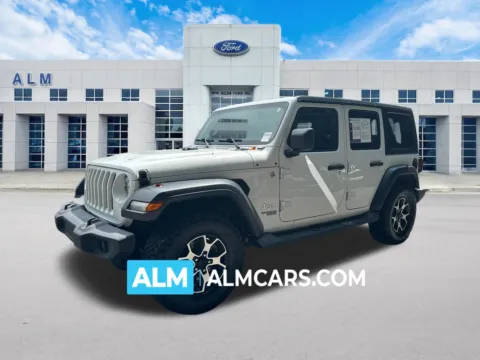 White 2019 Jeep Wrangler Unlimited Sport S for sale in Marietta, GA