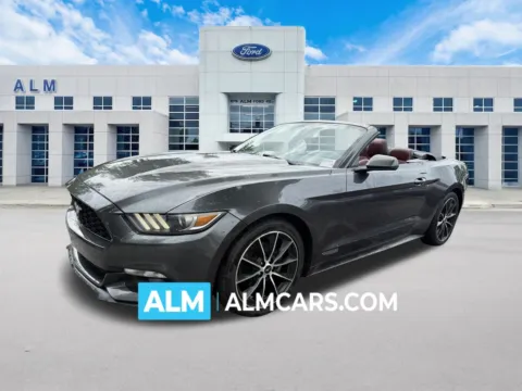 Gray 2016 Ford Mustang EcoBoost Premium for sale in Marietta, GA