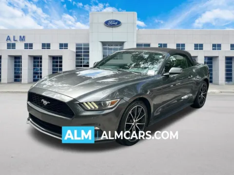 Gray 2016 Ford Mustang EcoBoost Premium for sale in Marietta, GA