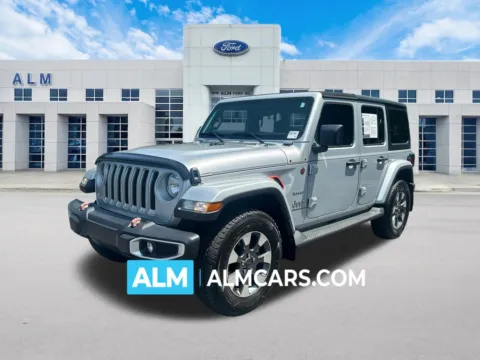 Silver 2023 Jeep Wrangler Sahara for sale in Marietta, GA