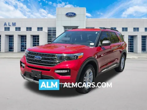 Red 2021 Ford Explorer XLT for sale in Marietta, GA