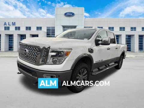 White 2016 Nissan Titan XD Platinum Reserve for sale in Marietta, GA
