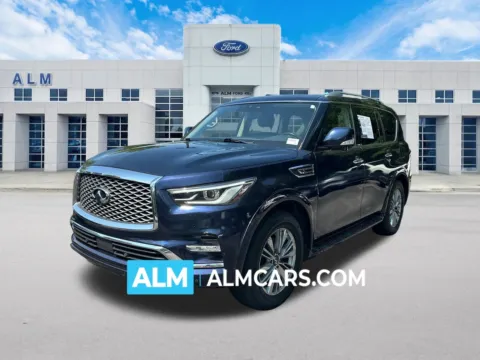 Blue 2019 INFINITI QX80 LUXE for sale in Marietta, GA