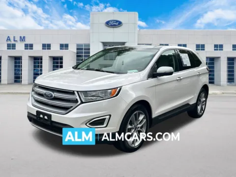White 2017 Ford Edge Titanium for sale in Marietta, GA