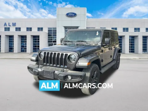 Gray 2022 Jeep Wrangler Unlimited Sahara Altitude for sale in Marietta, GA