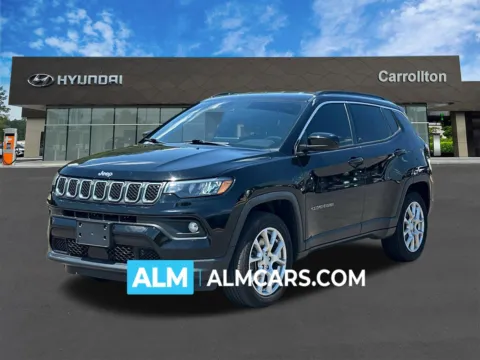 Black 2023 Jeep Compass Latitude Lux for sale in Marietta, GA