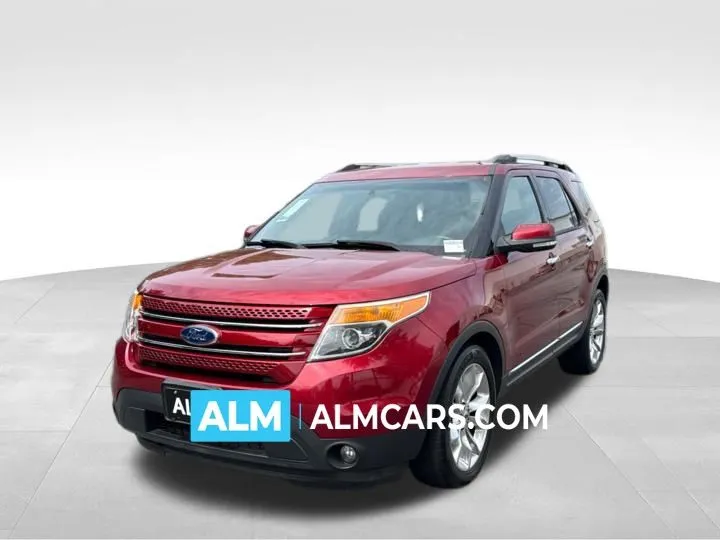 Red 2014 Ford Explorer Limited for sale in Marietta, GA