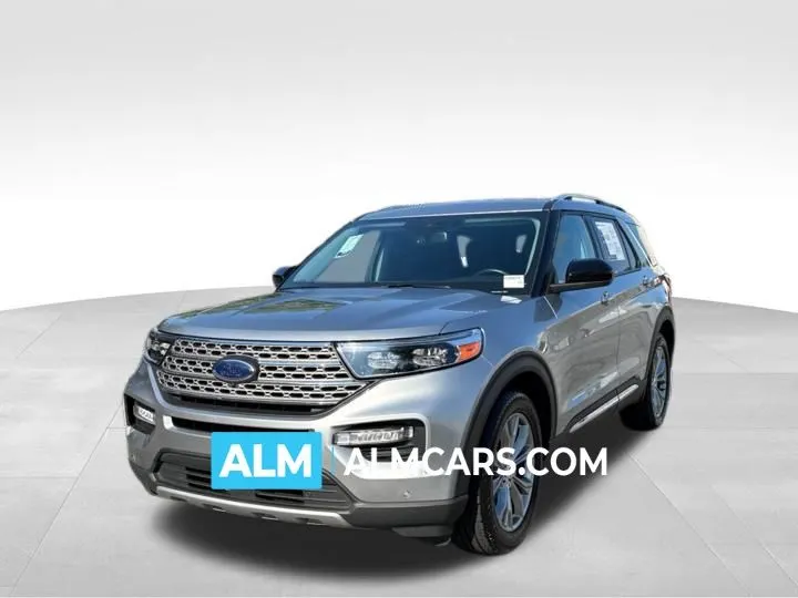 Silver 2023 Ford Explorer Limited for sale in Marietta, GA