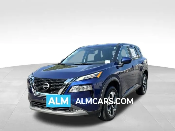 Blue 2023 Nissan Rogue SV for sale in Marietta, GA