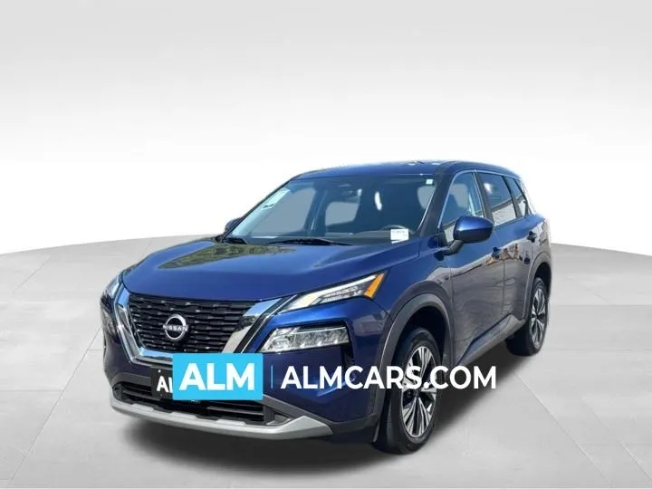 Blue 2023 Nissan Rogue SV for sale in Marietta, GA