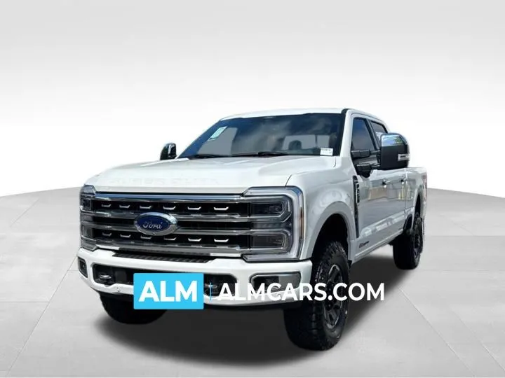 White 2024 Ford F-250SD Platinum for sale in Marietta, GA