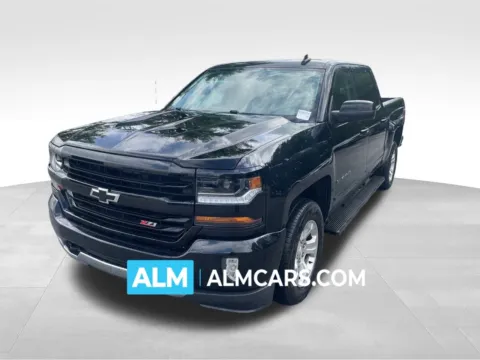 Black 2018 Chevrolet Silverado 1500 LT for sale in Marietta, GA