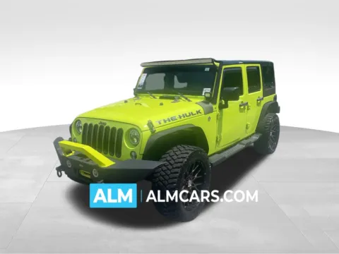 Green 2017 Jeep Wrangler Unlimited Sport for sale in Marietta, GA