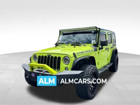 Green 2017 Jeep Wrangler Unlimited Sport for sale in Marietta, GA