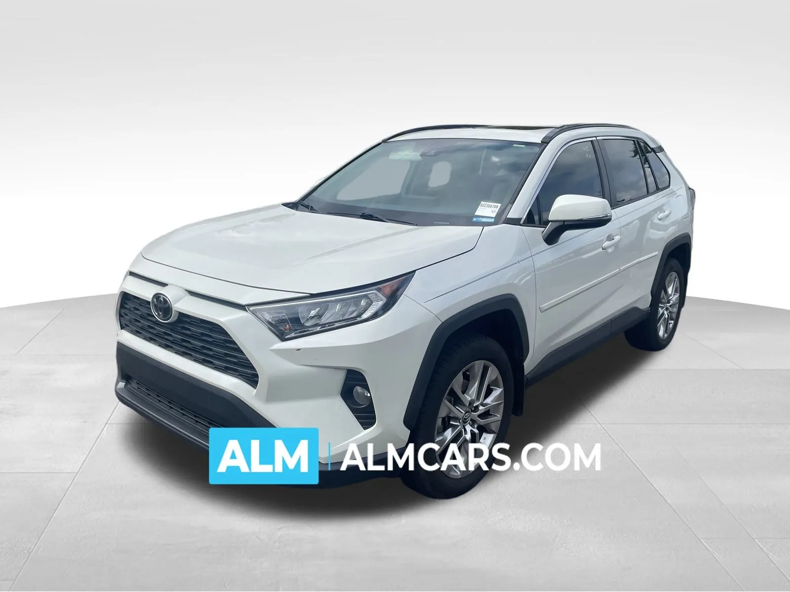 White 2021 Toyota RAV4 XLE Premium for sale in Marietta, GA