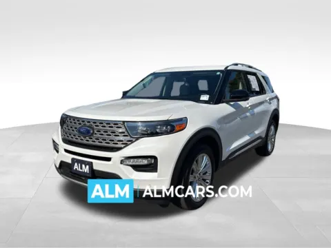 White 2023 Ford Explorer Limited for sale in Marietta, GA