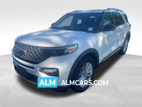 White 2023 Ford Explorer Limited for sale in Marietta, GA