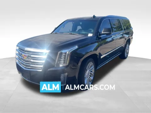 Black 2016 Cadillac Escalade ESV Platinum Edition for sale in Marietta, GA