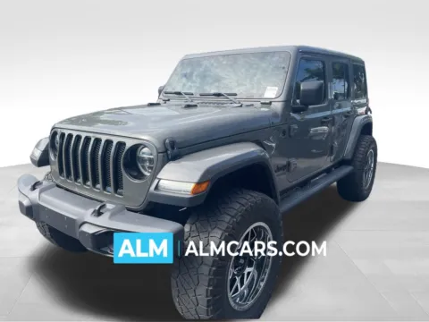 Gray 2020 Jeep Wrangler Unlimited Sahara for sale in Marietta, GA