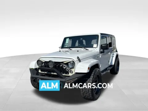 White 2018 Jeep Wrangler JK Unlimited Sahara for sale in Marietta, GA
