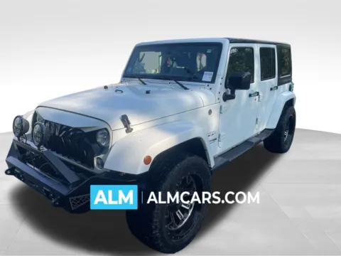 White 2018 Jeep Wrangler JK Unlimited Sahara for sale in Marietta, GA