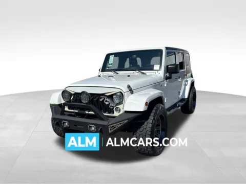 White 2018 Jeep Wrangler JK Unlimited Sahara for sale in Marietta, GA