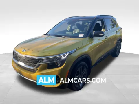 Yellow 2021 Kia Seltos S for sale in Marietta, GA