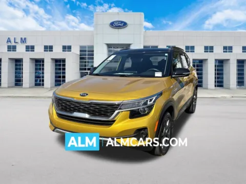 Yellow 2021 Kia Seltos S for sale in Marietta, GA