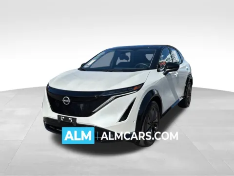 White 2024 Nissan Ariya PLATINUM+ e-4ORCE for sale in Marietta, GA
