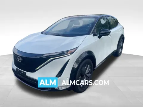 White 2024 Nissan Ariya PLATINUM+ e-4ORCE for sale in Marietta, GA
