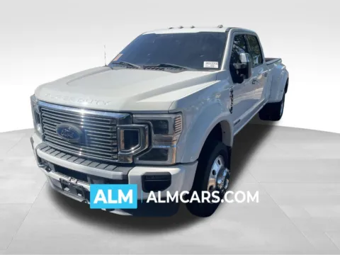 White 2021 Ford F-450SD Platinum for sale in Marietta, GA