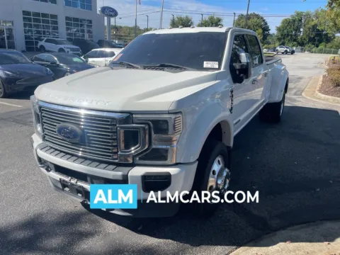 White 2021 Ford F-450SD Platinum for sale in Marietta, GA
