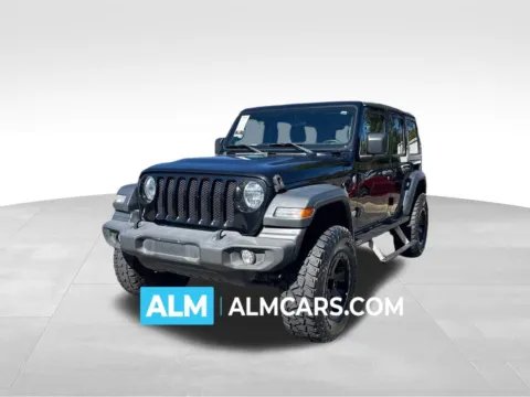 Black 2018 Jeep Wrangler Unlimited Sport for sale in Marietta, GA