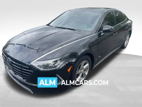 Black 2021 Hyundai Sonata SE for sale in Marietta, GA