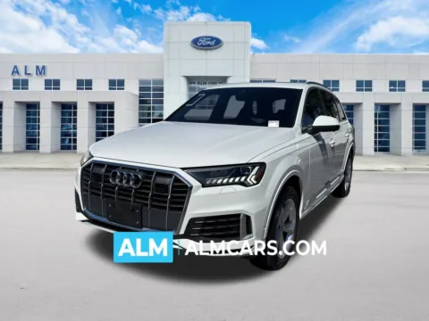 White 2024 Audi Q7 45 Premium Plus for sale in Marietta, GA