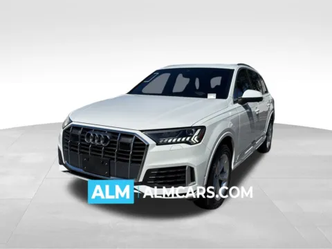 White 2024 Audi Q7 45 Premium Plus for sale in Marietta, GA