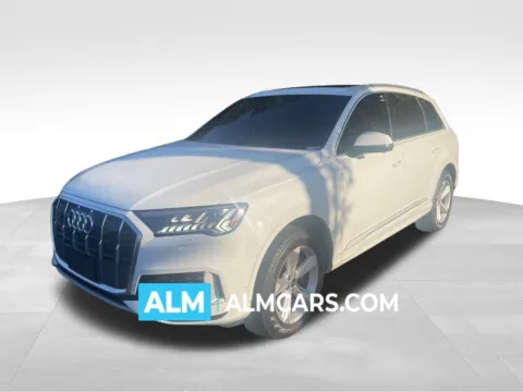 White 2024 Audi Q7 45 Premium Plus for sale in Marietta, GA