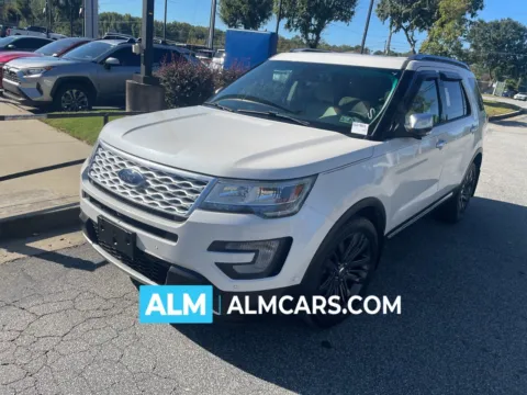 White 2016 Ford Explorer Platinum for sale in Marietta, GA