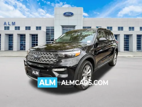 Black 2022 Ford Explorer Limited for sale in Marietta, GA