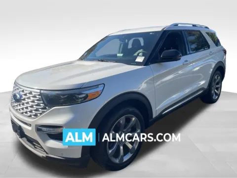 White 2020 Ford Explorer Platinum for sale in Marietta, GA