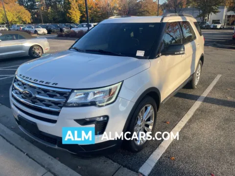 White 2018 Ford Explorer XLT for sale in Marietta, GA