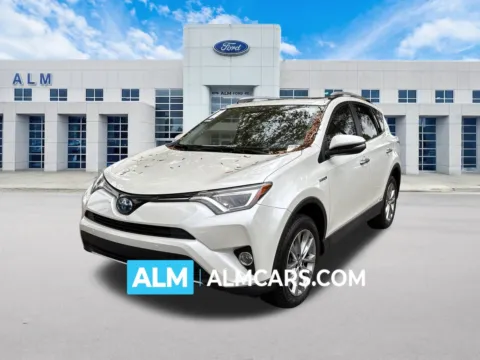 Black 2017 Toyota RAV4 Hybrid Limited for sale in Marietta, GA