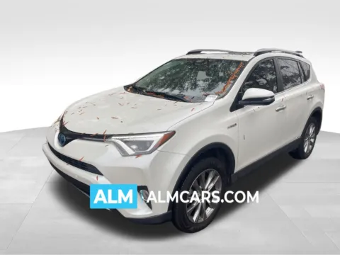 Black 2017 Toyota RAV4 Hybrid Limited for sale in Marietta, GA