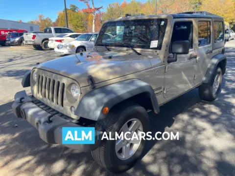 Beige 2017 Jeep Wrangler Unlimited Sport for sale in Marietta, GA