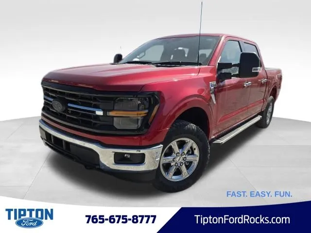 Red 2025 Ford F-150 XLT for sale in Tipton, IN