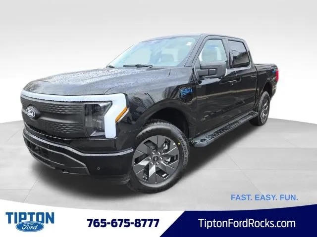 Black 2025 Ford F-150 Lightning Flash for sale in Tipton, IN