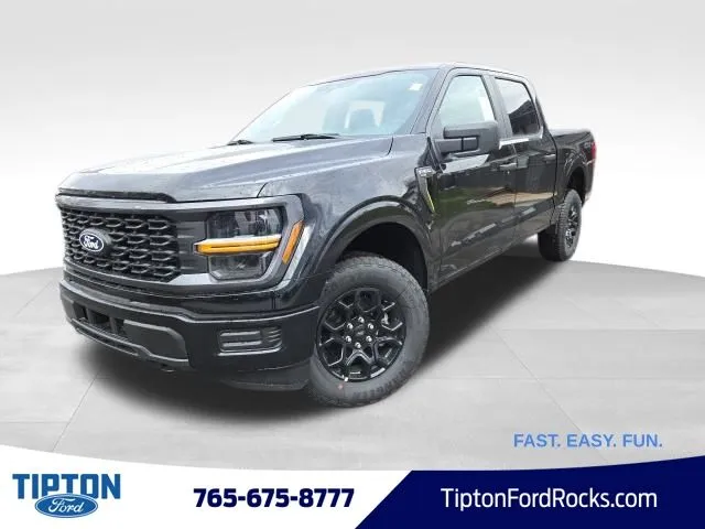 Black 2025 Ford F-150 STX for sale in Tipton, IN