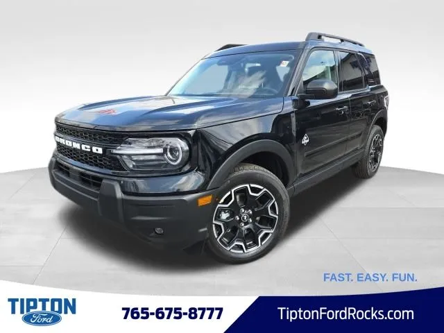 Black 2025 Ford Bronco Sport Outer Banks for sale in Tipton, IN