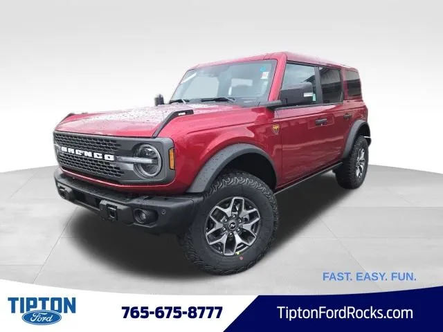 Red 2025 Ford Bronco Badlands for sale in Tipton, IN